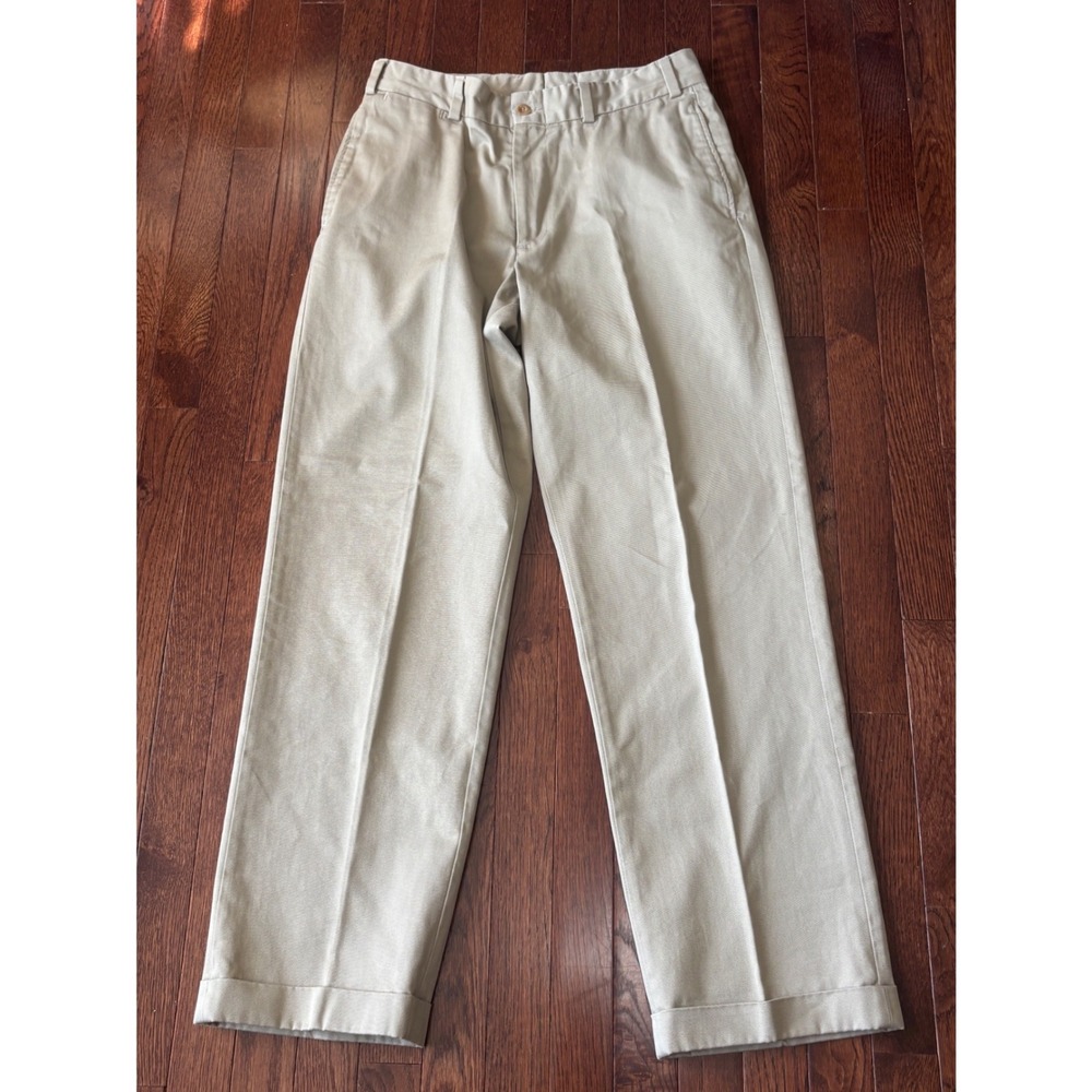 Bills Khakis M2 Mens 33 Heavyweight Cotton Twill Chino Pants Made USA Khaki